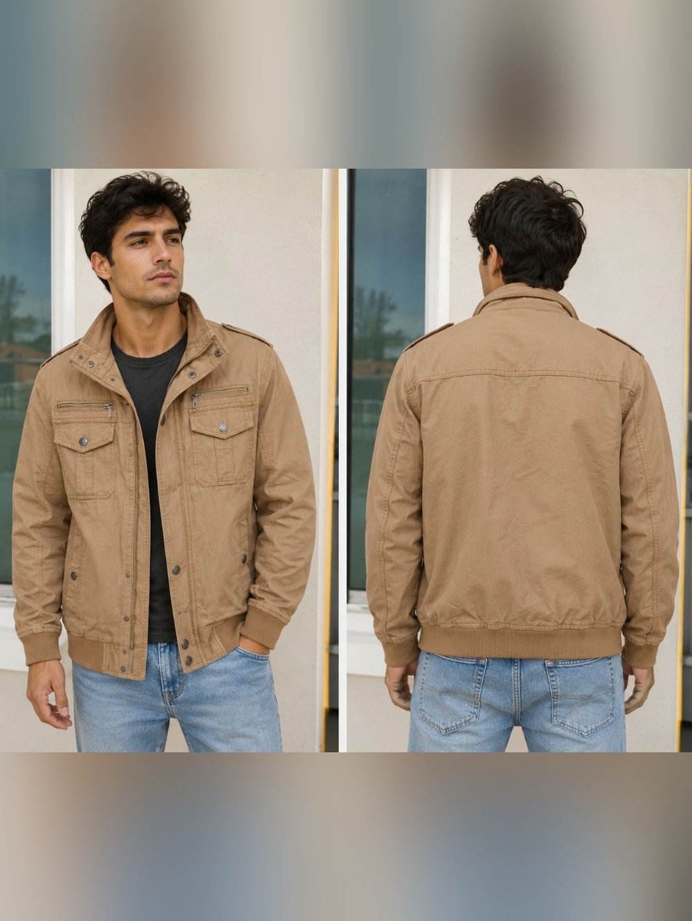 Coat and jacket for men